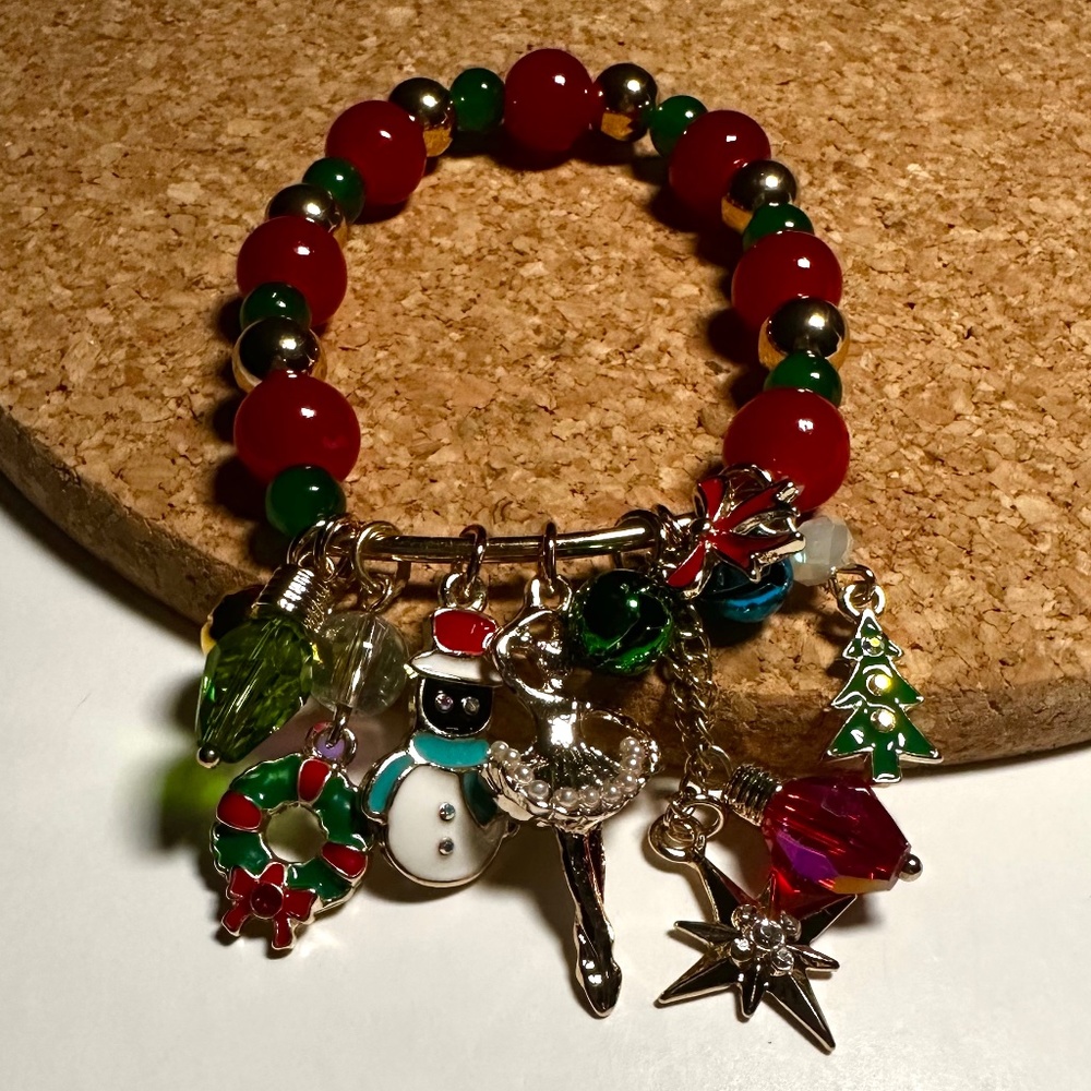 Christmas Multi-charm Bracelet